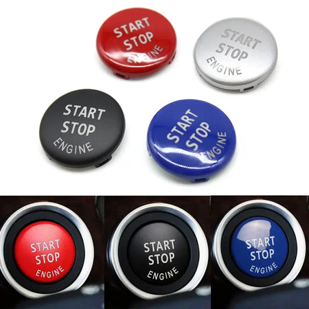 Engine Ignition Switch Start Stop Button Cover For BMW E Series 3S X1 X5 X6 Z4 E70 E71 E72 E90 E91 E92 E93 E84 E60 E89 by InterCyprus Trading Ltd