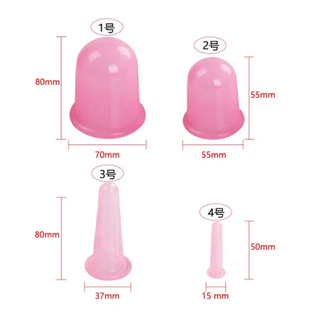 Silicone Anti Cellulite Cups &ndash; Manual Suction Therapy