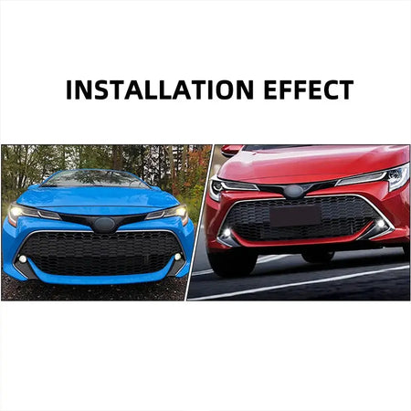 Led DRL Daytime Running Lamp Fog Light for Toyota Corolla Hatchback 2019 2020 2021 4 Doors Wires Switch Relay Waterproof by InterCyprus Trading Ltd