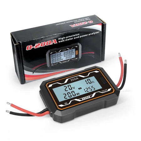 New RC Watt Meter 100A 150A 200A RC High Precision Current Power Analyzer & Watt Meter W/ Backlight LCD For Rc Drone Rc Model by InterCyprus Trading Ltd