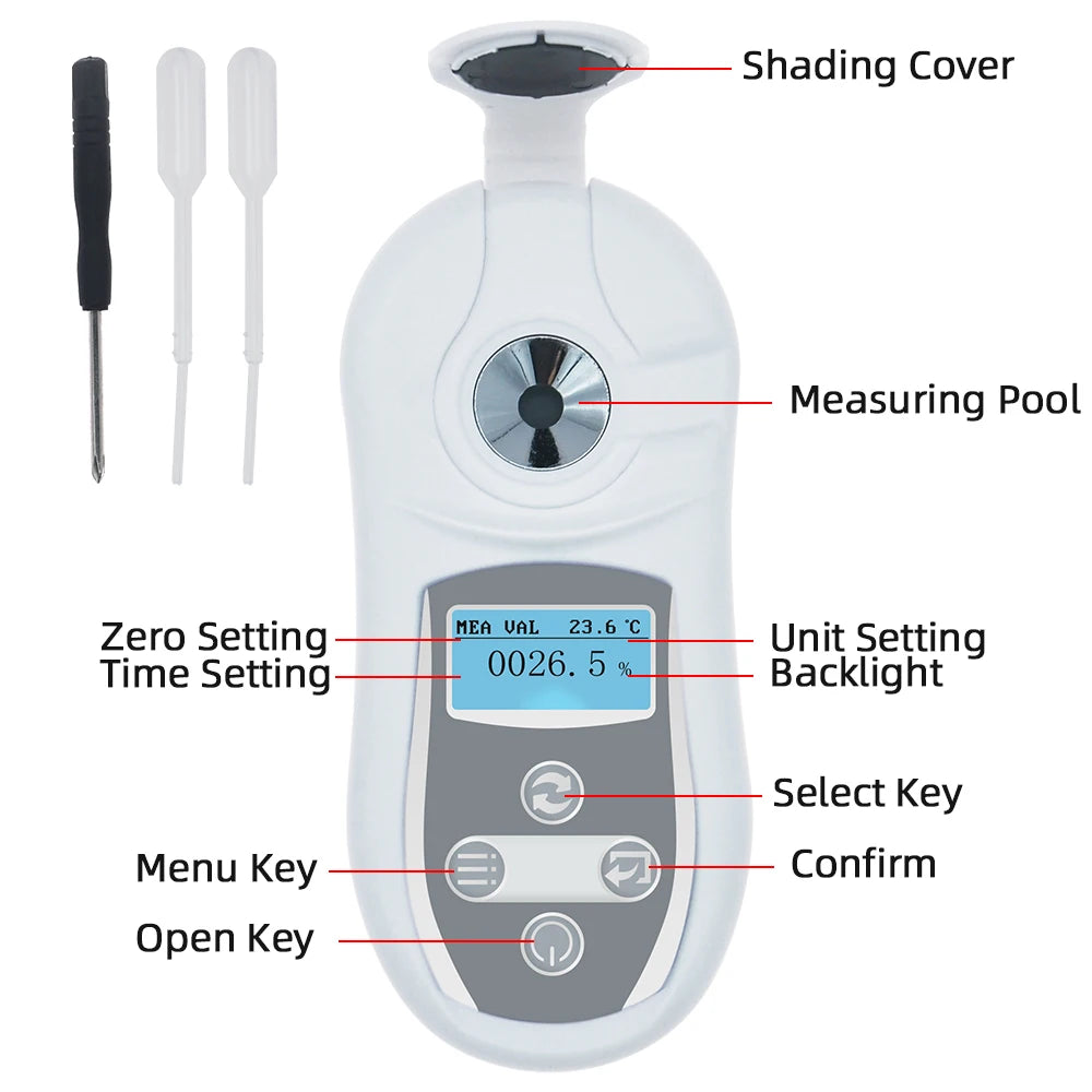 Portable Salinity Meter PAL-104 - Precise Readings Plus