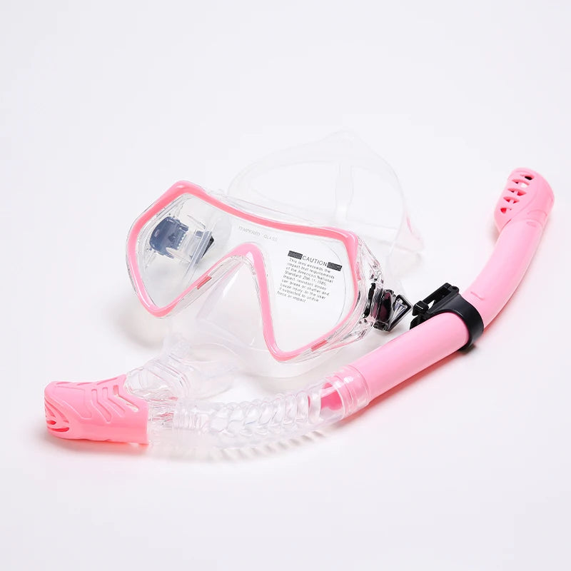 Professional Silicone Skirt Scuba Diving Mask &amp; Snorkeling Suit for Adults 1526198PINK tp / CHINA