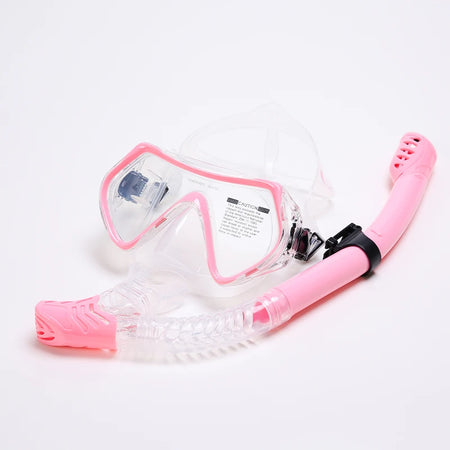 Professional Silicone Skirt Scuba Diving Mask &amp; Snorkeling Suit for Adults 1526198PINK tp / CHINA