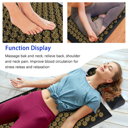 Kuznetsovs Applicator &ndash; Nonslip Acupressure Cushion Massager