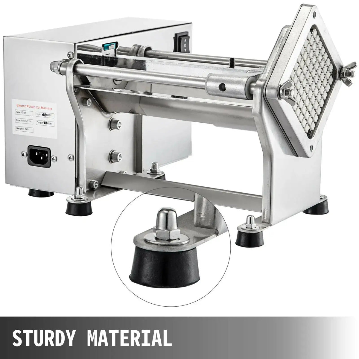 Electric Vegetable Cutter Slicer 4 Blades