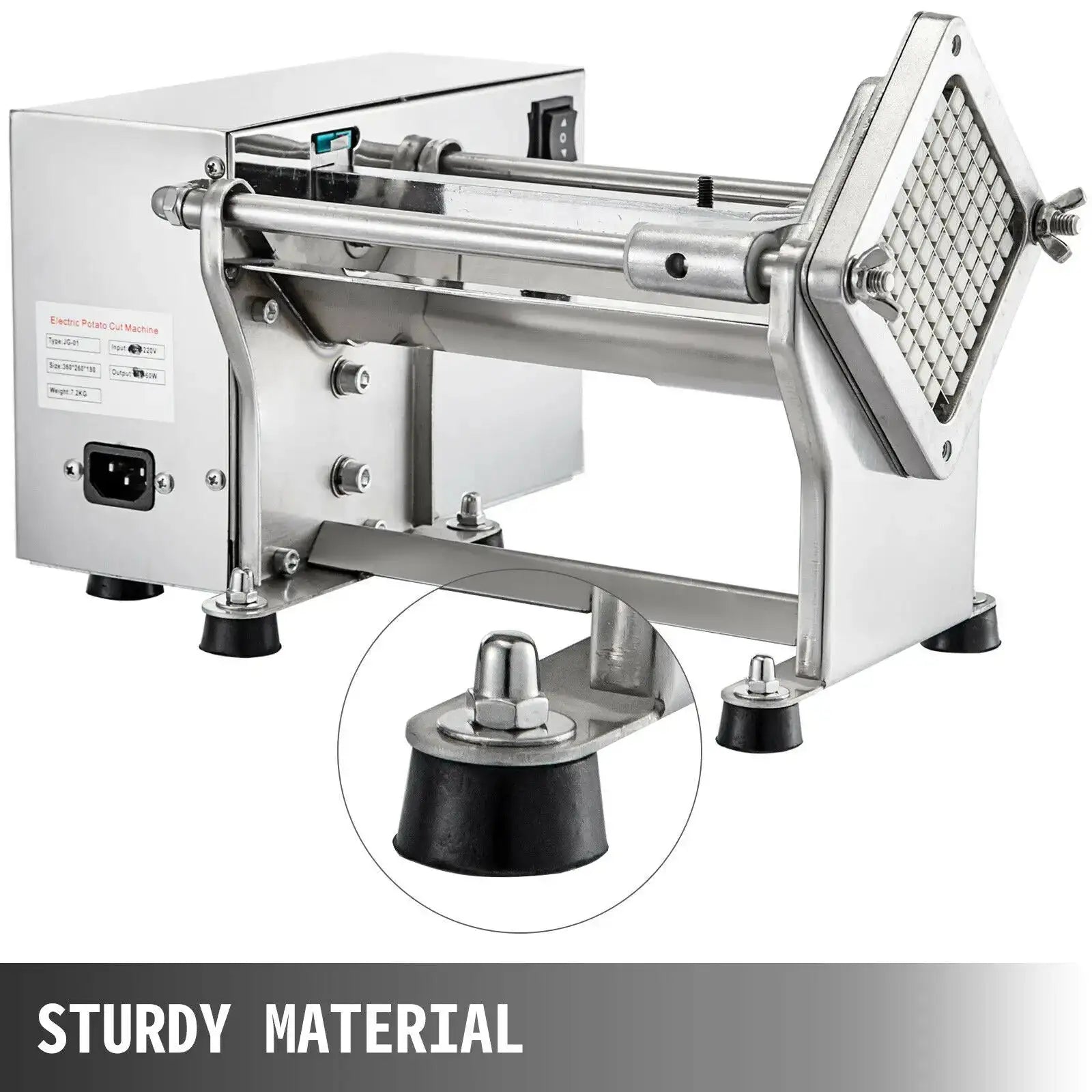 Electric Vegetable Cutter Slicer 4 Blades