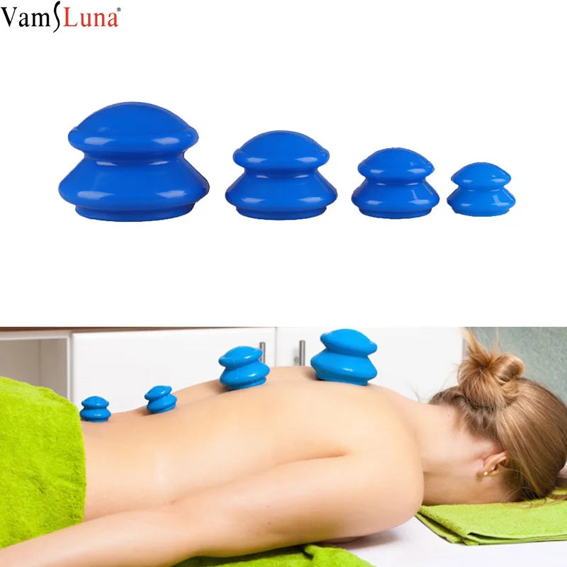 4Pcs Anti Cellulite Vacuum Silicone Cups Set &ndash; Detox Boost