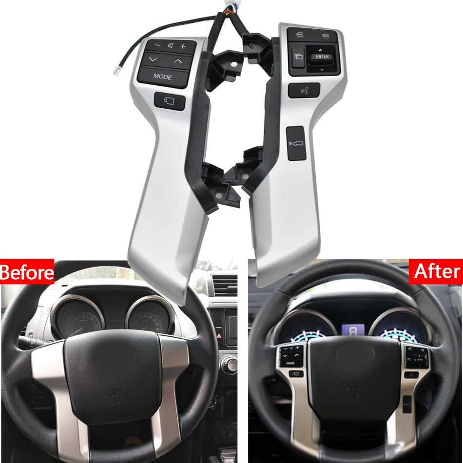 Lenkradschalter-Tastenbaugruppe Bluetooth für Toyota Land Cruiser Prado