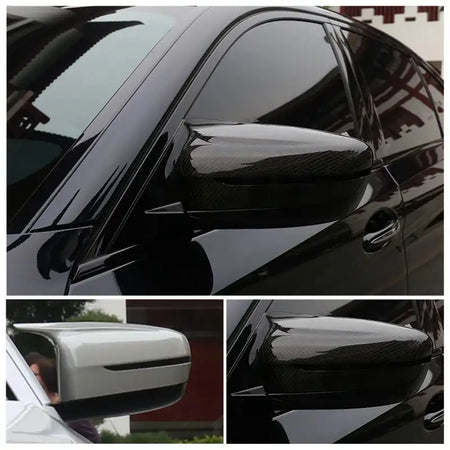 Carbon Fiber Mirror Cover Trim For BMW 3 4 5 7 Series