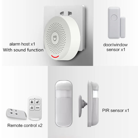Tuya Smart Home Security Alarm Hub Kit &ndash; Sound Alerts