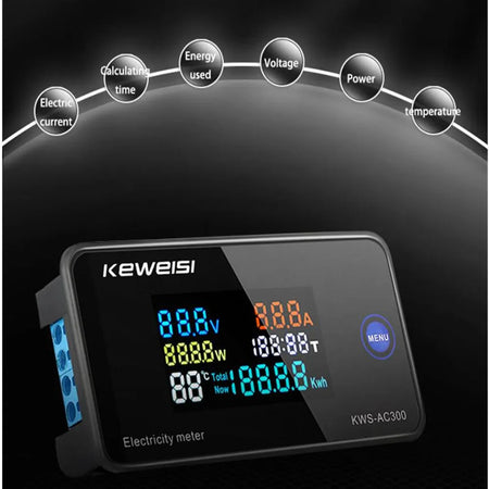 KWS-AC300 &ndash; Digital Voltmeter With 50-300V Range 0-100A