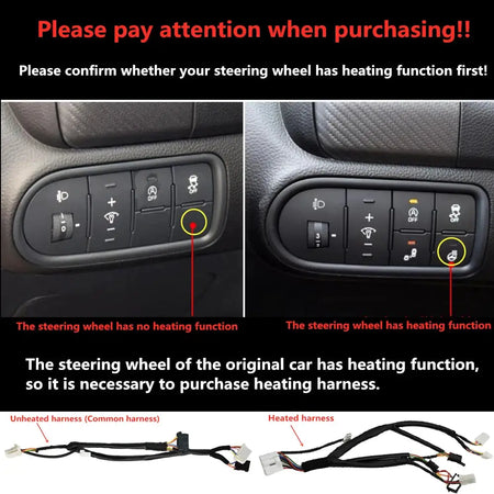 For Kia K3/K3S Constant Speed Cruise Control Multifunction Steering Wheel Button Upgrade Party Control Volume Phone Bluetooth by InterCyprus Trading Ltd