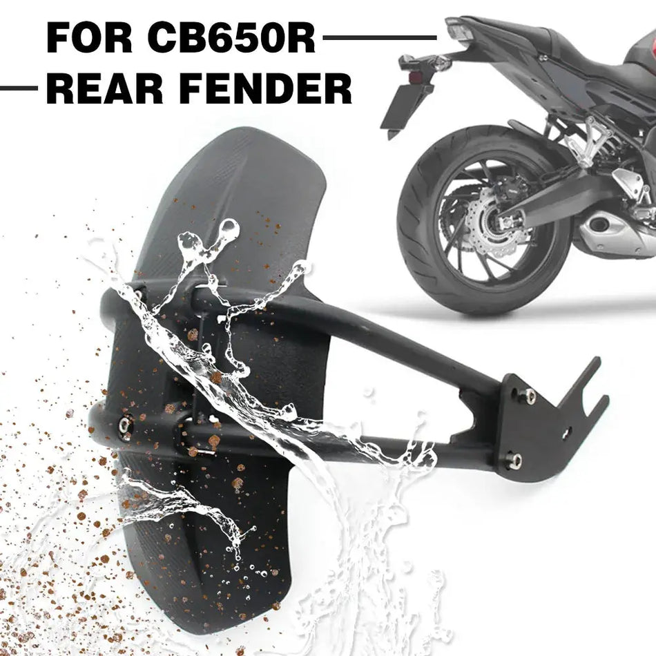 For Honda CB650R CB650F CB125R/F CB300 R/F 2019 Motorcycle Rear Mud Guard Wheel Hugger Mudguard Splash Protection Cover Fender by InterCyprus Trading Ltd