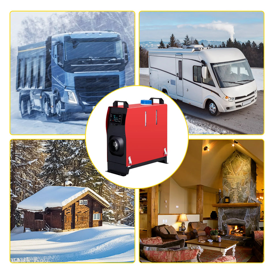 5/8KW Diesel Car Heater 12V Remote Silencer RV