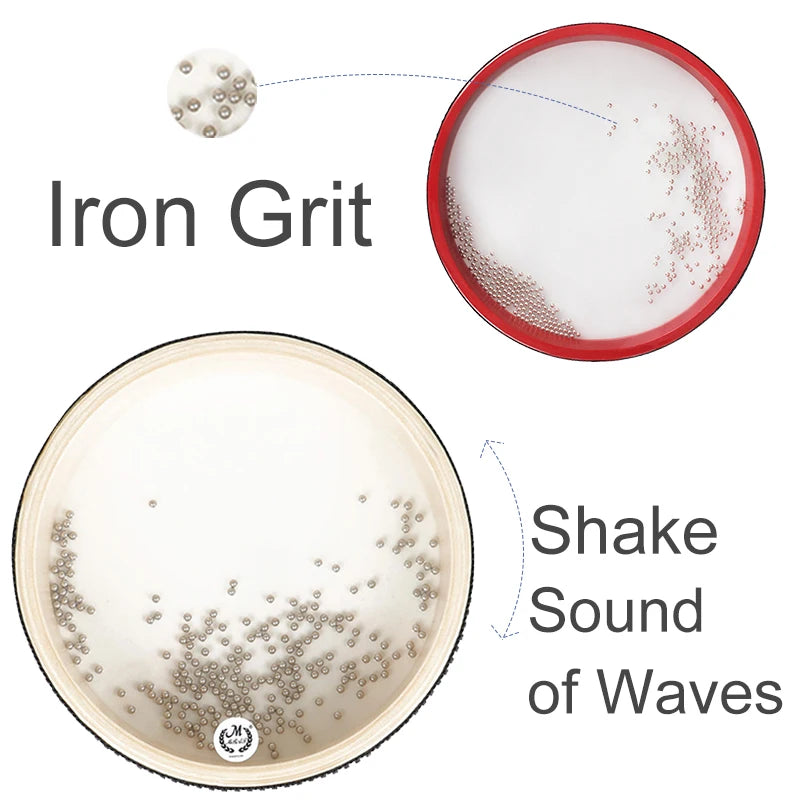 Ocean Wave Bead Hand Drum &ndash; Educational Wooden Instrument