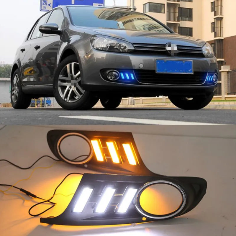 Volkswagen Golf 6 MK6 DRL LED Voor Mistlampen Set
