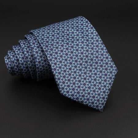 Paisley Floral Soft Silk Necktie for Men 8