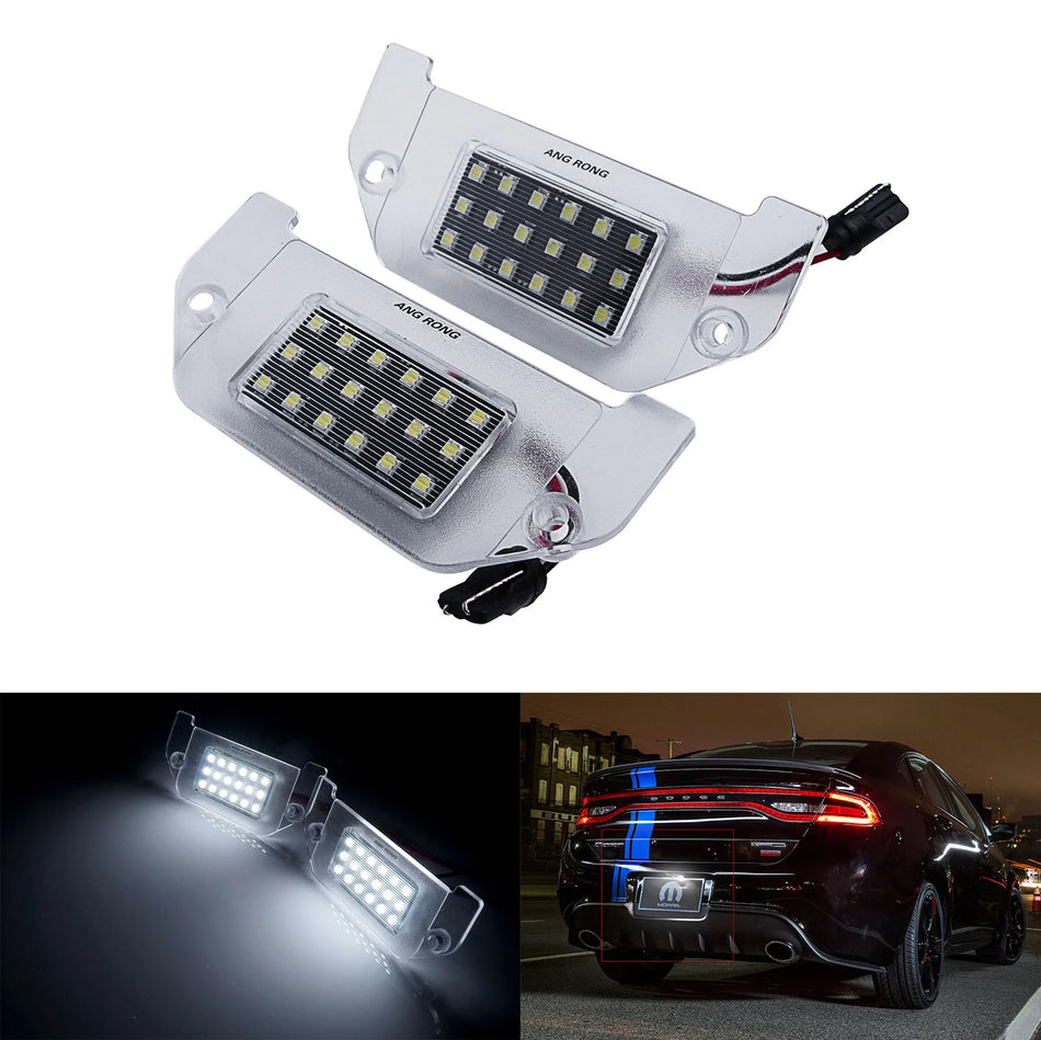 Dodge Chrysler 200 300 Sebring için Xenon Beyaz LED Plaka Ampulleri