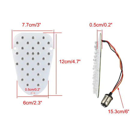 LED Tail Light and Brake Light for Yamaha V-Star, Road Star and Royal Star Motorcycles 1157 Base by InterCyprus Trading Ltd