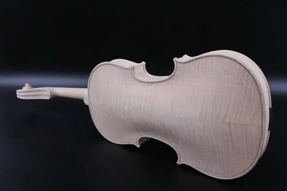 Unfinished Violin 4/4 Flame Maple Spruce Handmade &ndash; Handmade