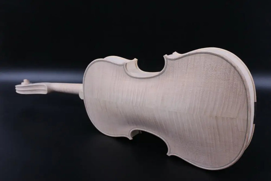Unfinished Violin 4/4 Flame Maple Spruce Handmade &ndash; Handmade