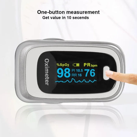 YK-80C Fingertip Pulse Oximeter - OLED Display Readouts