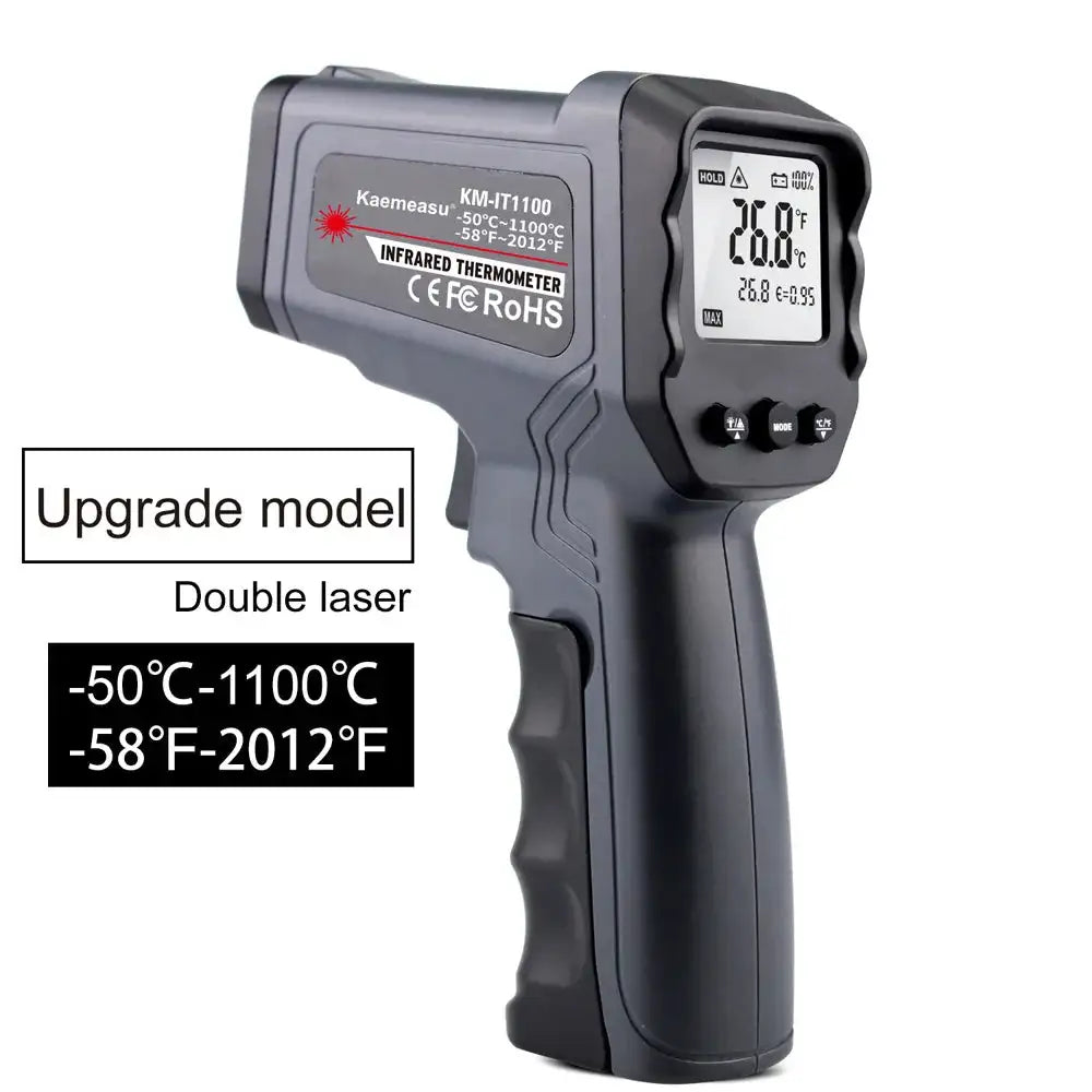 Kaemeasu Handheld Infrared Thermometer Noncontact Laser 1100-Upgrade model