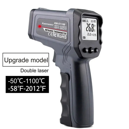 Kaemeasu Handheld Infrared Thermometer Noncontact Laser 1100-Upgrade model
