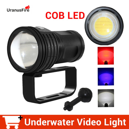 Underwater 100m LED Diving Flashlight &ndash; 10800 Lumens