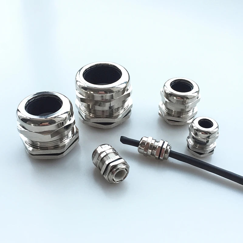 Nickel Plated Brass Cable Connector Gland &ndash; Waterproof IP68