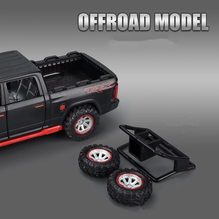 WELLY 1:32 Dodge RAM TRX Diecast Pickup with Sound and Light Features