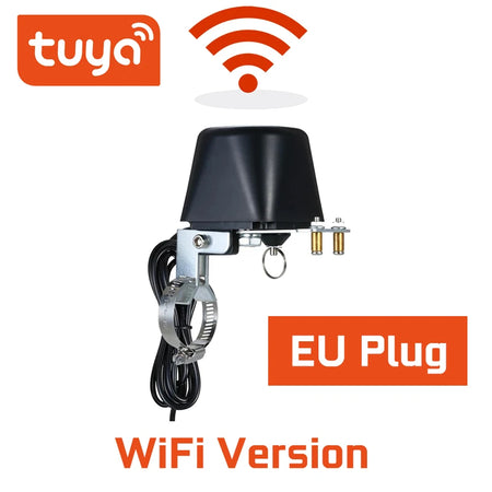Tuya ZigBee Smart Wireless Gas Water Valve &ndash; Alexa Capable WiFi EU Plug