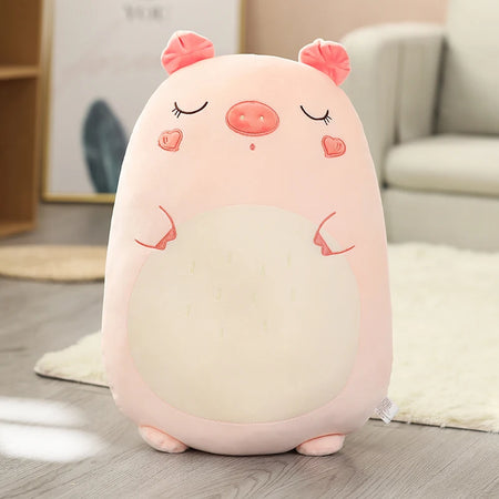 Kawaii Plush Dinosaur &amp; Shiba Inu Dog Pillow - Soft Cushion Toy Pig / 60CM