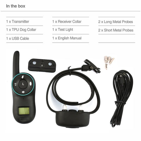 DOG300 Waterproof Bark Collar &ndash; Long Range Remote Control