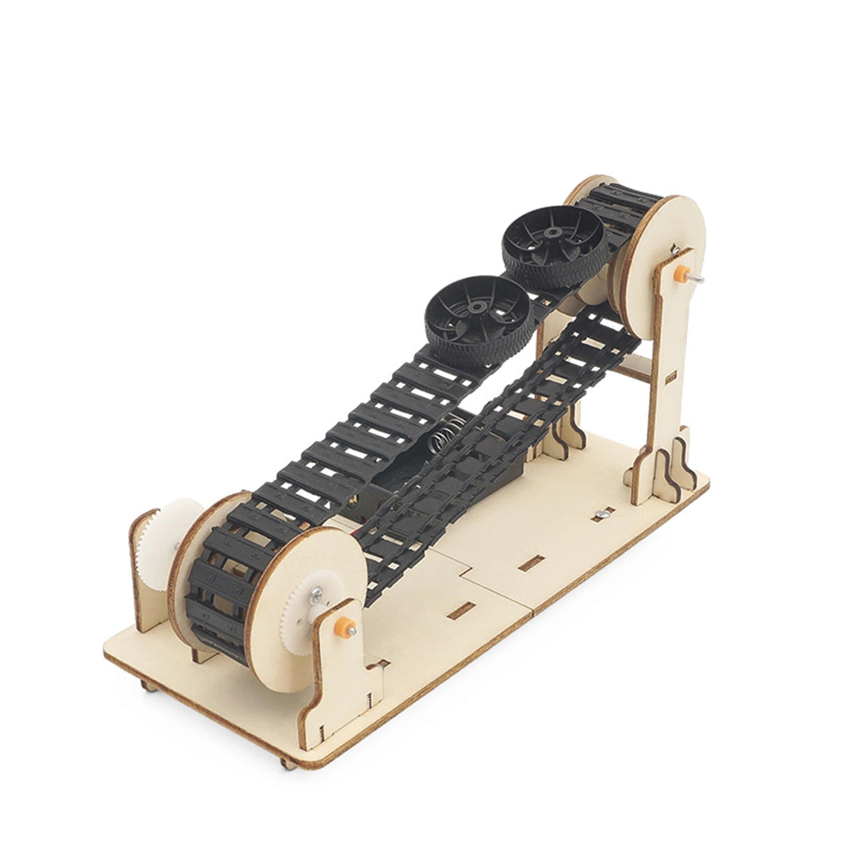 3D Wooden Electric Conveyor Belt Puzzle Model Kit | STEAM DIY for Kids &amp; Adults