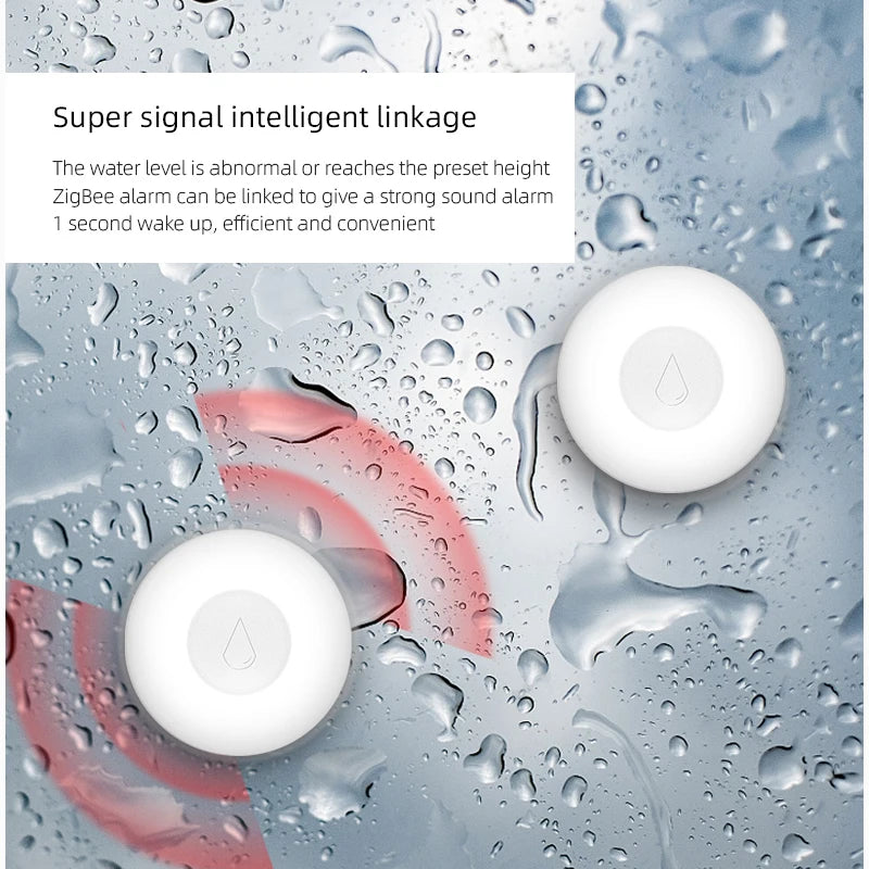 Zsviot ZigBee Flood Sensor &ndash; Tuya Gateway Linkage Alexa