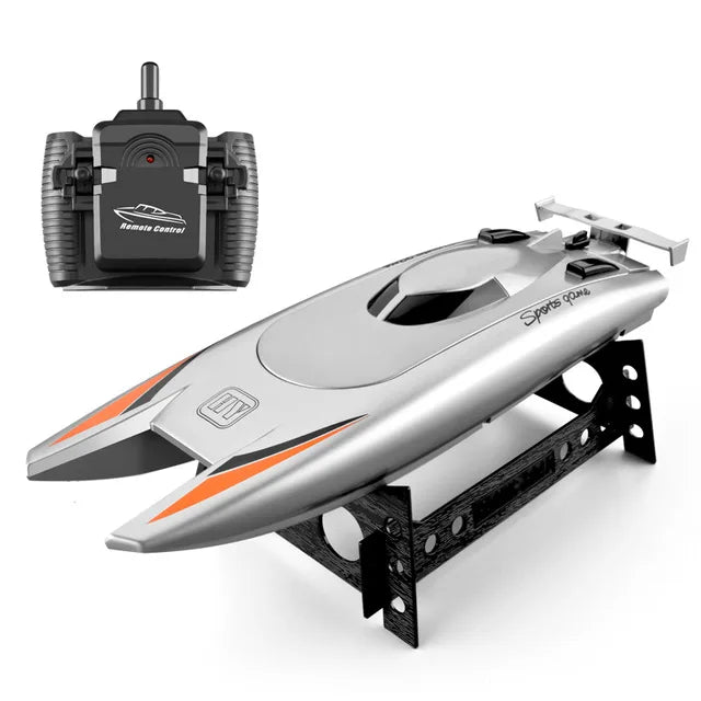 30Km/h RC Boat &ndash; Waterproof Remote Control Speedboat for Kids White