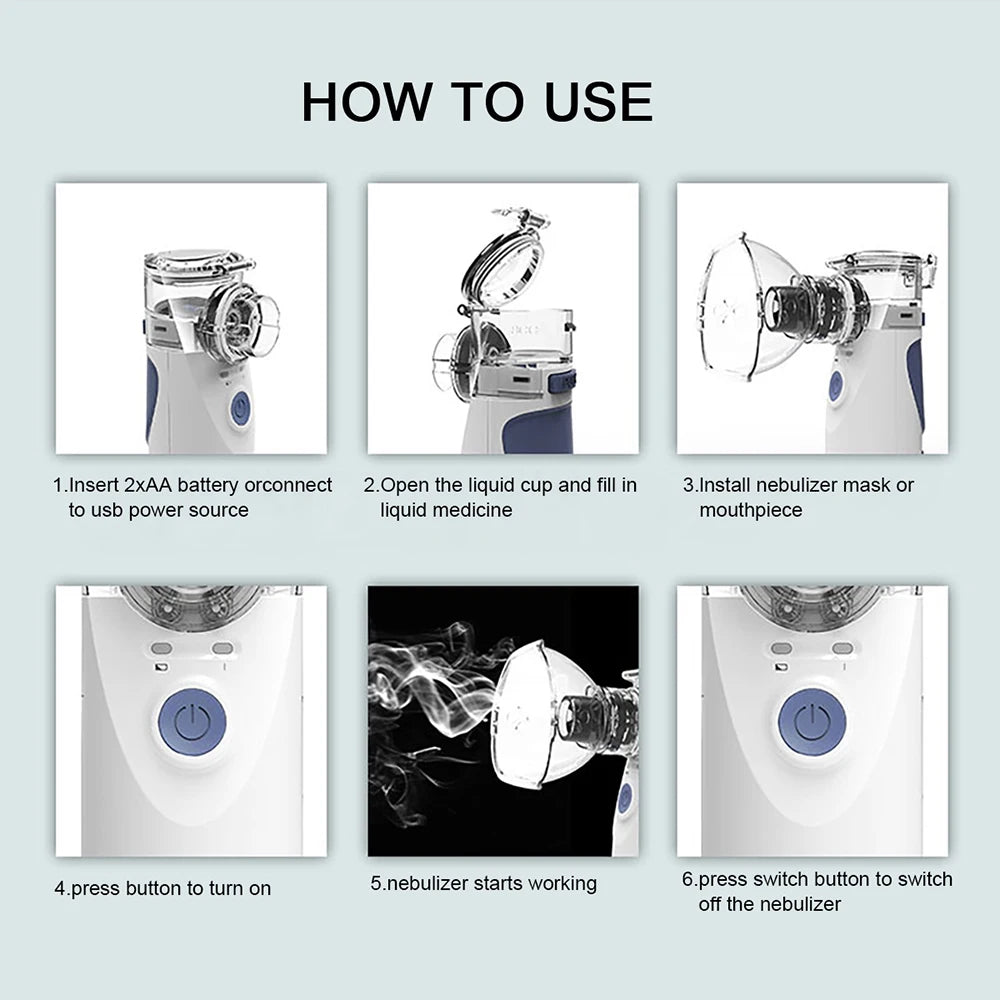 In-001 Nebulizer - Portable Silent Ultrasonic Nebulizer
