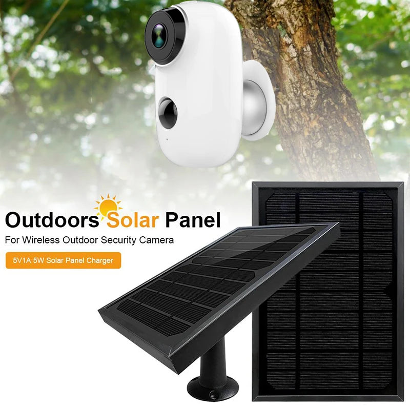 5W 1A Camera Solar Panel Charger Kit Bracket &ndash; Waterproof Default Title