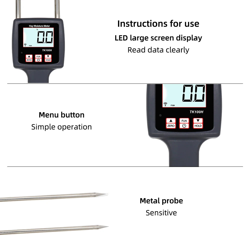 Hay Moisture Meter TK100 &ndash; Digital Readout Forage Grade