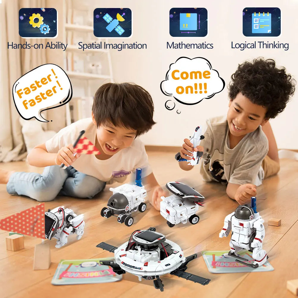 6 In 1 Solar Robot Kits &ndash; Engaging STEM Learning Experience