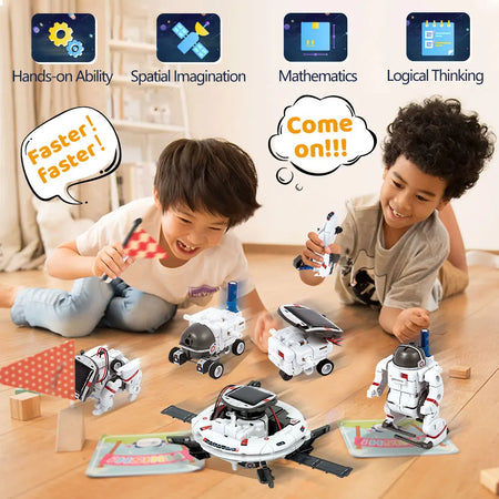 6 In 1 Solar Robot Kits &ndash; Engaging STEM Learning Experience