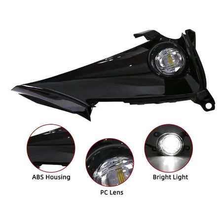 Led DRL Daytime Running Lamp Fog Light for Toyota Corolla Hatchback 2019 2020 2021 4 Doors Wires Switch Relay Waterproof by InterCyprus Trading Ltd