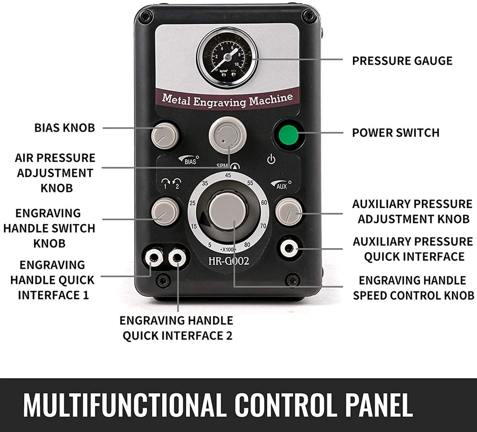 Herramienta de Grabado Neumática Graver Max G8 para Fabricación de Joyas, Grabador