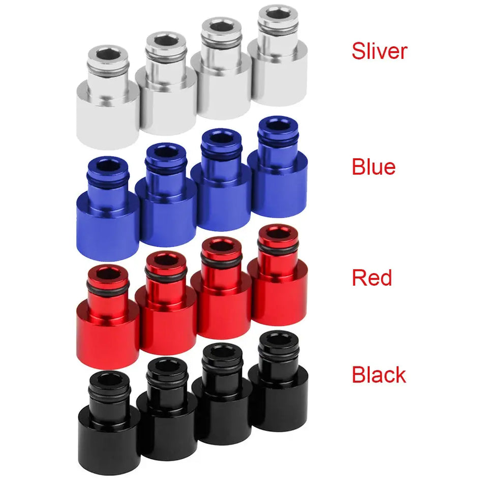 4pcs Racing Fuel Injector Top Hats Adapters for Honda Civic and Acura RDX Injectors to B16 B18 D16Z D16Y Engines FP-1047 by InterCyprus Trading Ltd