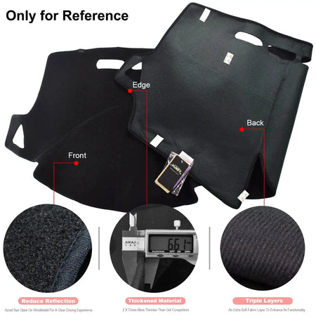 For Toyota Sienna 2004 2005 2006 2007 2008 2009 2010 Dashboard Cover Dash Mat Dashmat Dash Board Cover Pad Sun Shade Carpet by InterCyprus Trading Ltd