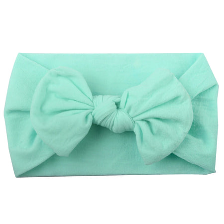 Cute Baby Girl Bowknot Headband - Soft Elastic Hair Accessory for Newborns and Toddlers