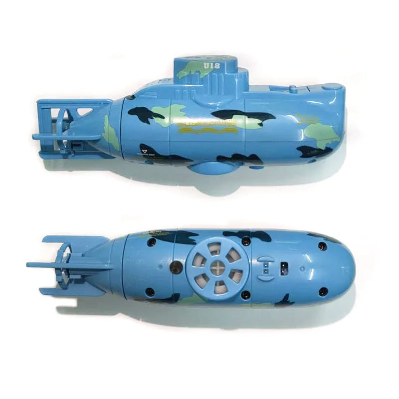 6-Function RC Mini Submarine for Kids - Electric Remote Control Boat