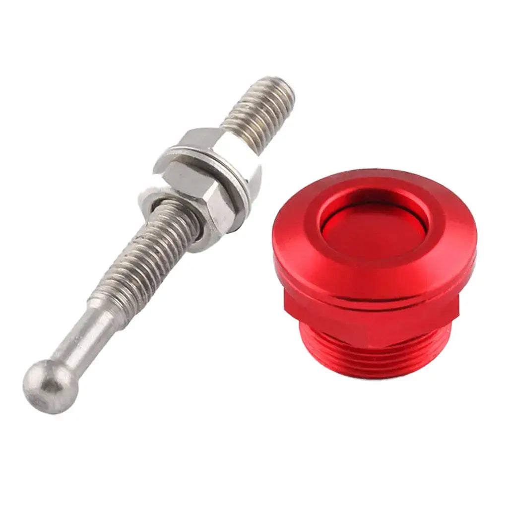 22mm 1Pc/4Pcs Universal Car Push Button Bonnet Hood Pins Kit Aluminum Quick Release Latch Bumper License Plate Lock Clip by InterCyprus Trading Ltd