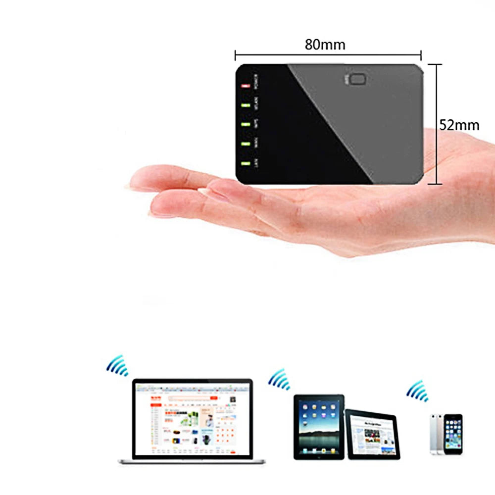VONETS WR02 Mini &ndash; 300Mbps WiFi Repeater Router Compact